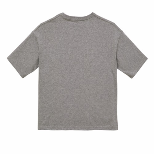 【ビッグシルエット 5.6oz】 PRIORITY SURF® ひまわり Tシャツ  ペアTシャツ 左側 Tシャツ  ミックスグレーの商品画像2