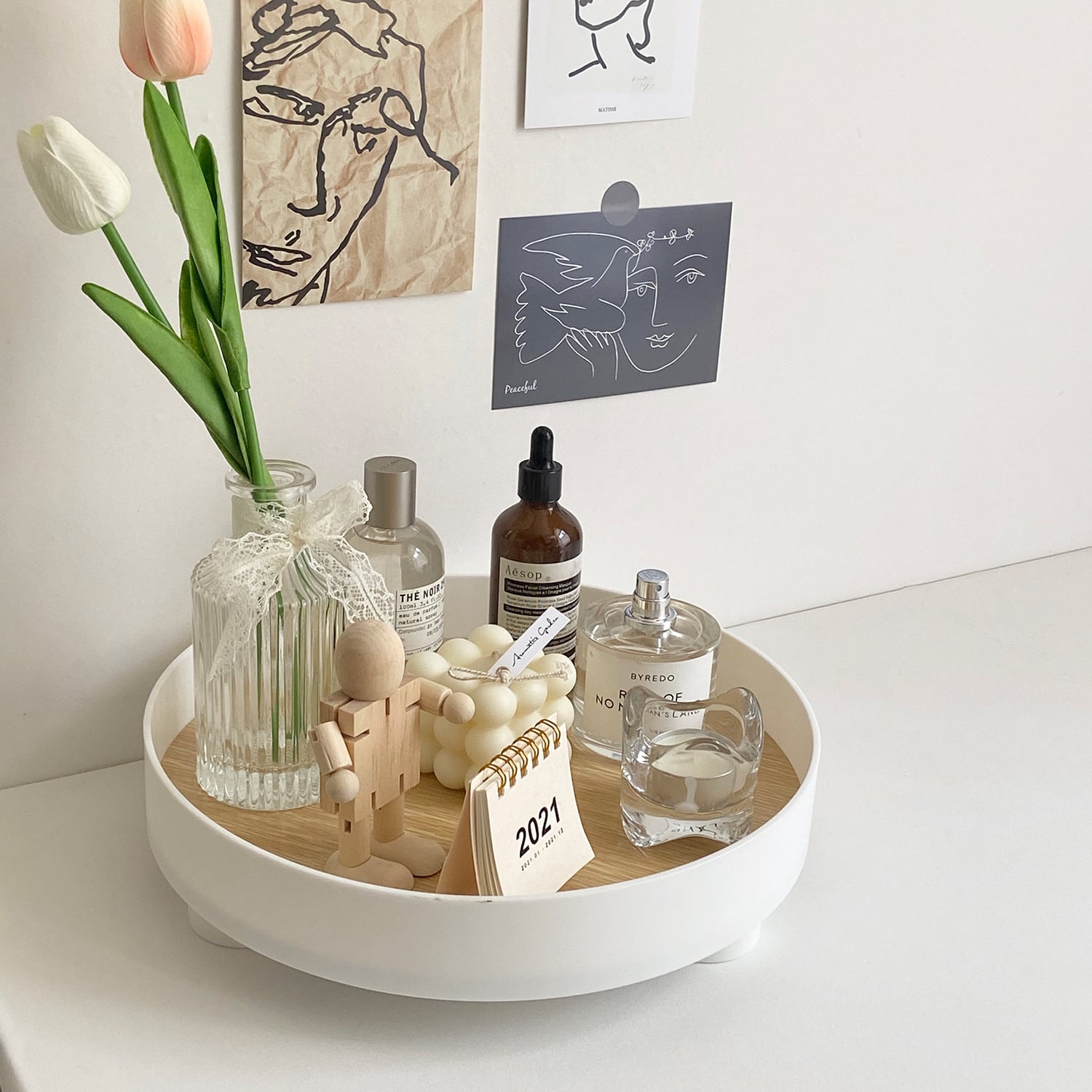 【収納】化粧品収納プレート トレー