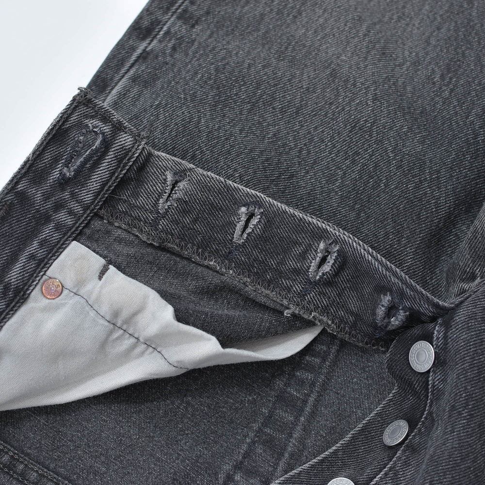90s USA製 Levi's リーバイス 501-0660 後染め ブラックデニムパンツ