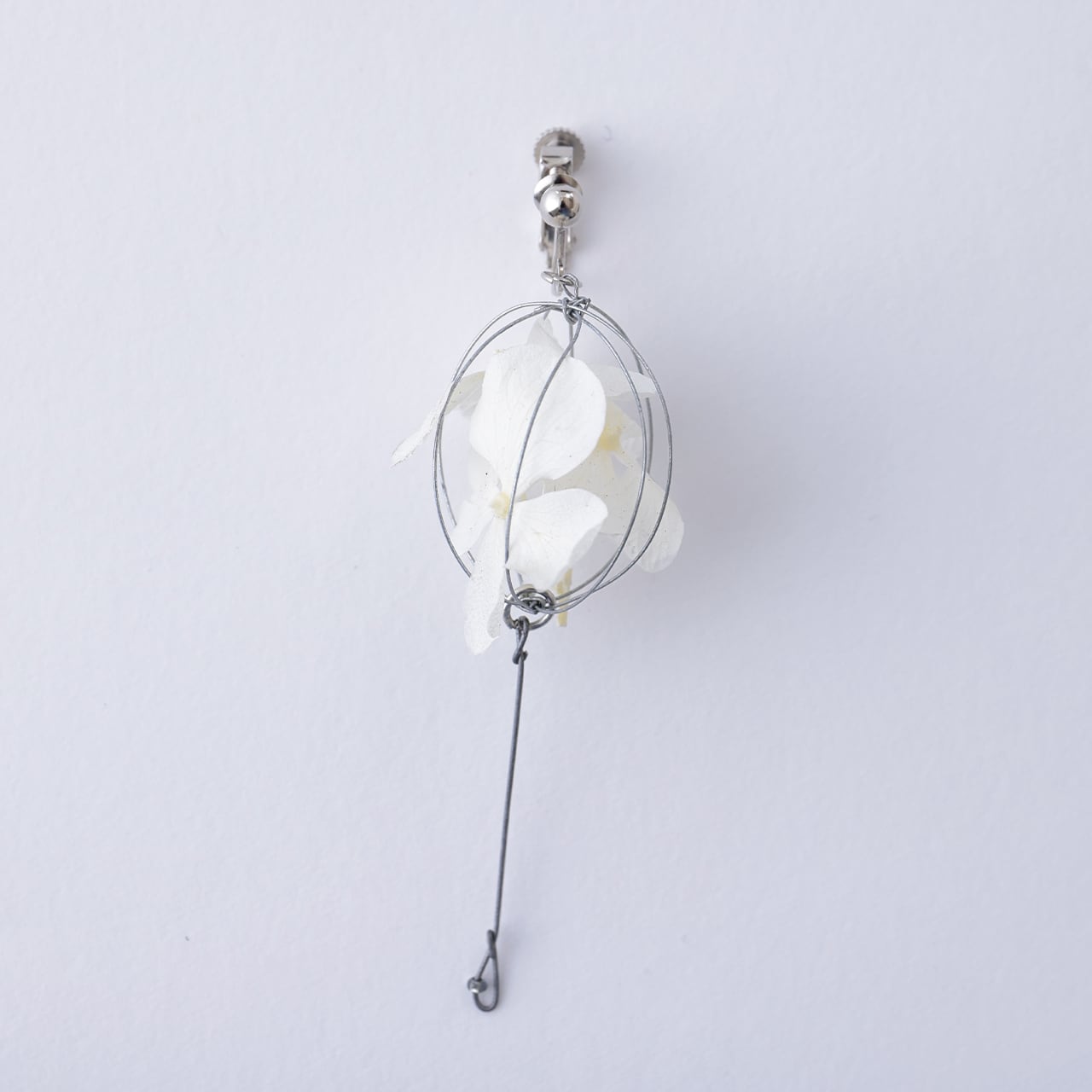 結城琴乃 紫陽花バルーン(8.5×2.5㎝、金具を含む) Yuuki Kotono Hydrangea Balloon (8.5 × 2.5 cm, including hardware)
