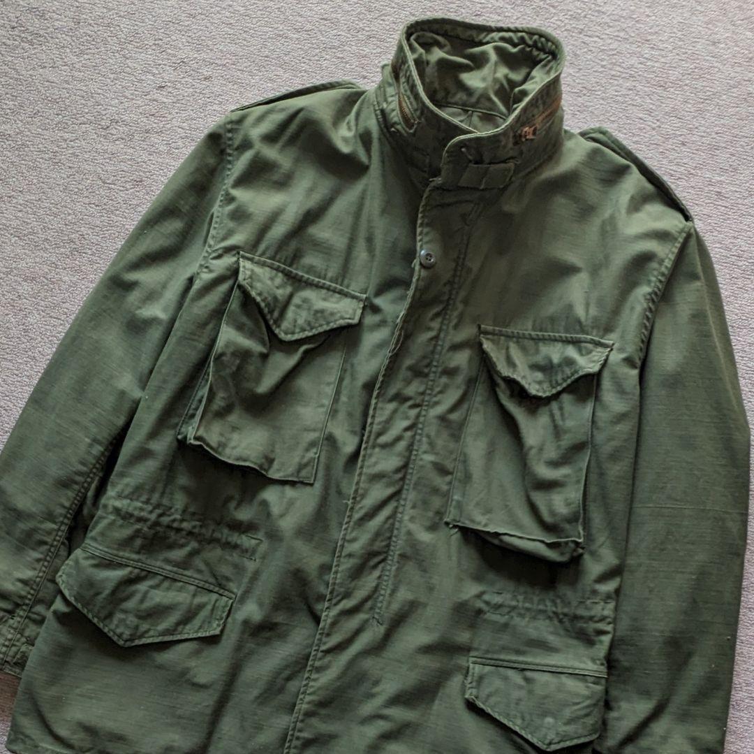 米軍実物 US.ARMY M-65 3rd ブラス M-R 80's Vintage US ARMY米軍実物