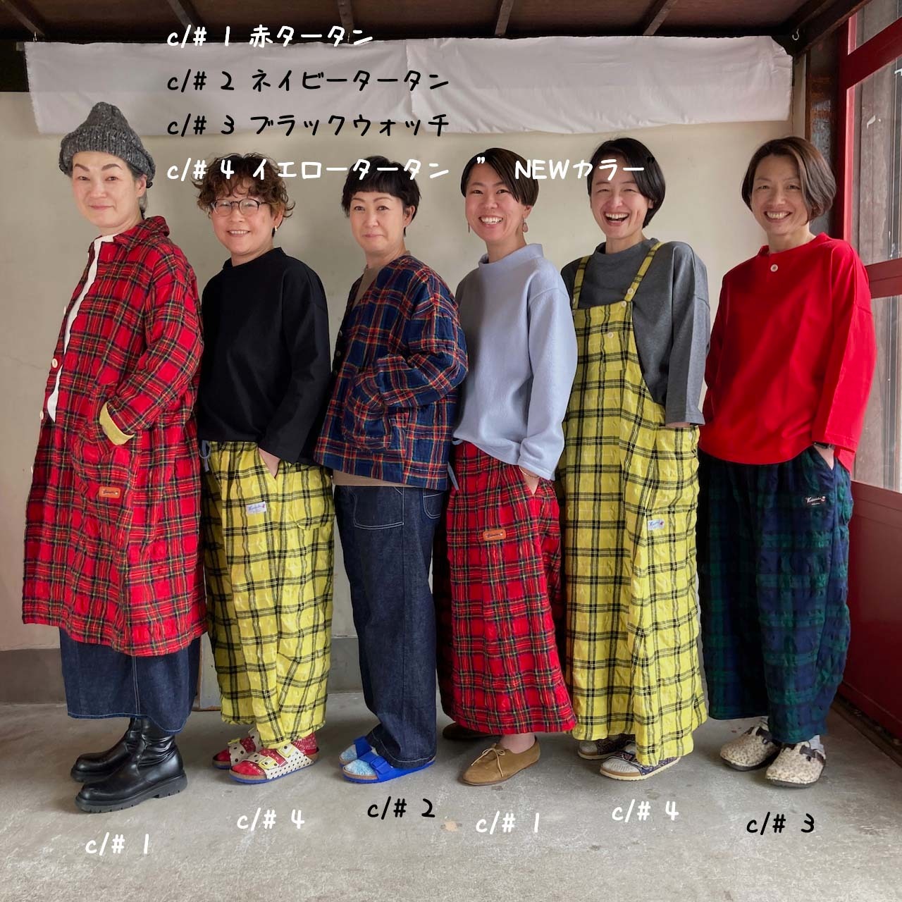 サイズ90cmの赤チェックパンツ 腫れ上がり