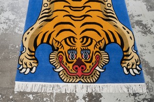 Tibetan Tiger Rug 《Lサイズ•ウール096》チベタンタイガーラグ