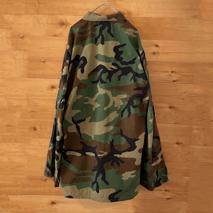 【BDU jacket】90s 米軍 実物 ミリタリージャケット 迷彩 カモフラ US古着