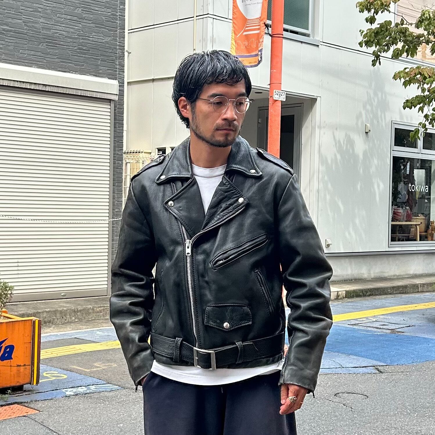 70-80's USA製 Vanson Lether Double Riders Jacket 42 70-80's USA製 Vanson Lether Double Riders Jacket 42