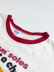 70s Champion "Vibram" Ringer Tee MADE IN USA Size L
