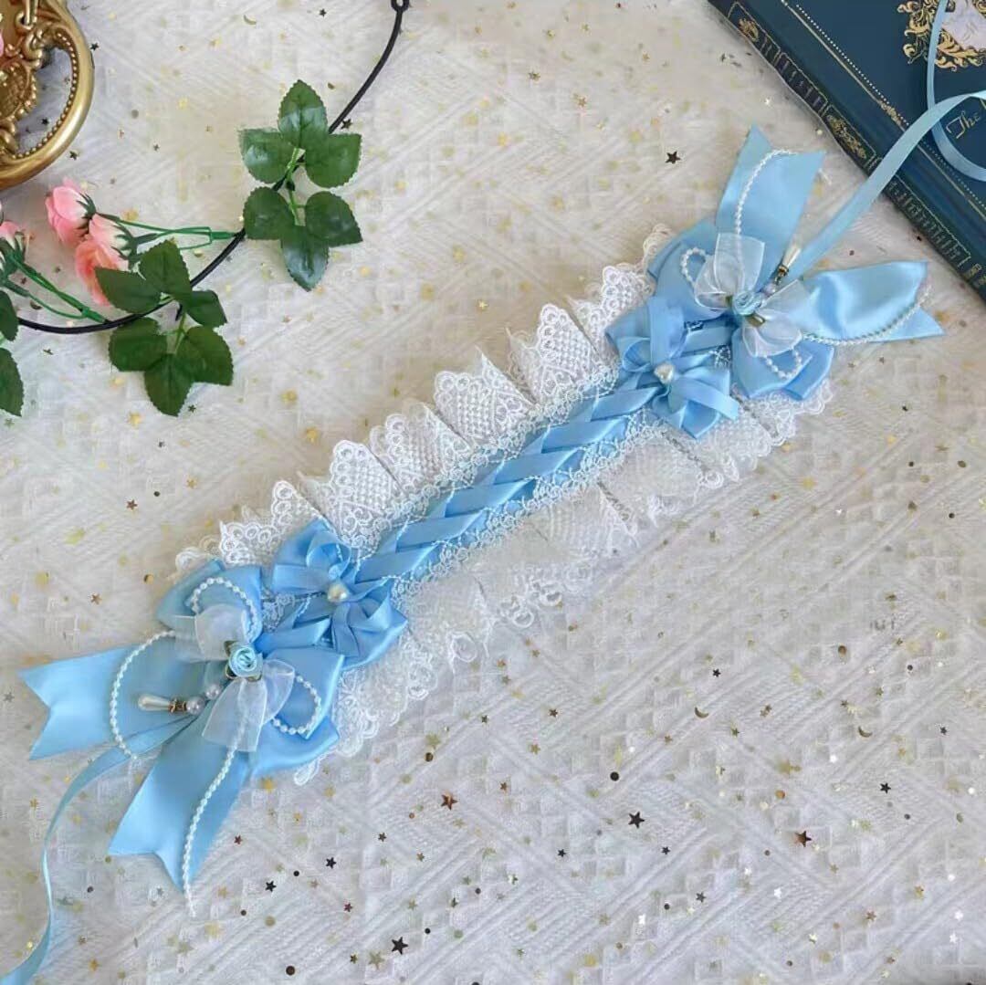 着せかえ付き5点セットあみぐるみ★バラ飾り白いドレス・巻き髪の女の子★ 着せかえ付き5点セットあみぐるみ☆バラ飾り白いドレス・巻き髪