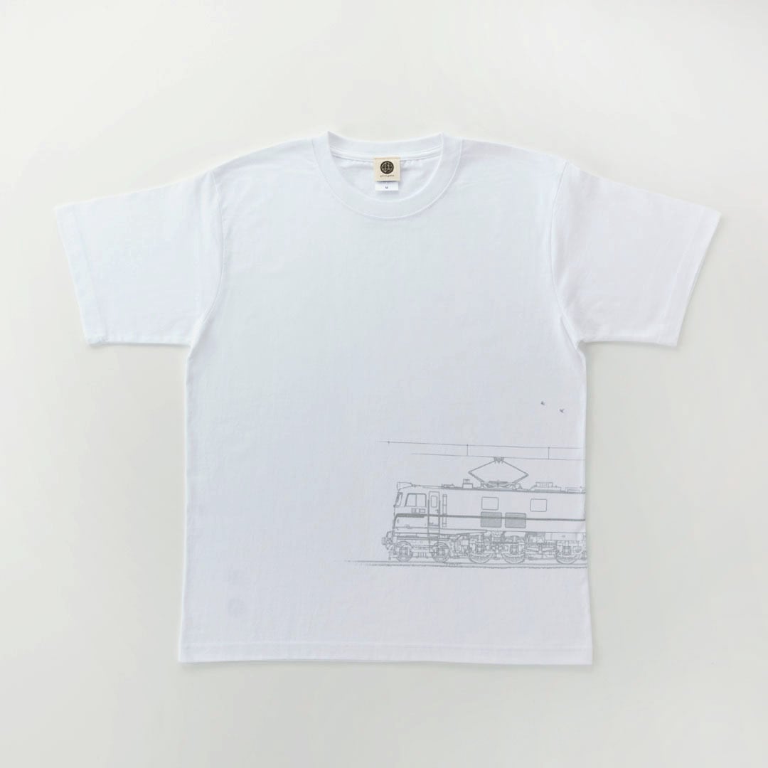 鉄道Tシャツ｜EF58-61（ White × Silver ） ギフト 鉄道グッズ