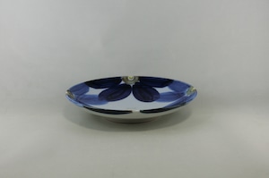 藍花紋　平皿