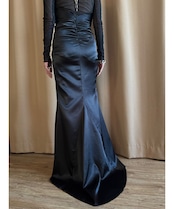 MADE IN U.S.A. mermaid maxi dress-4870-8