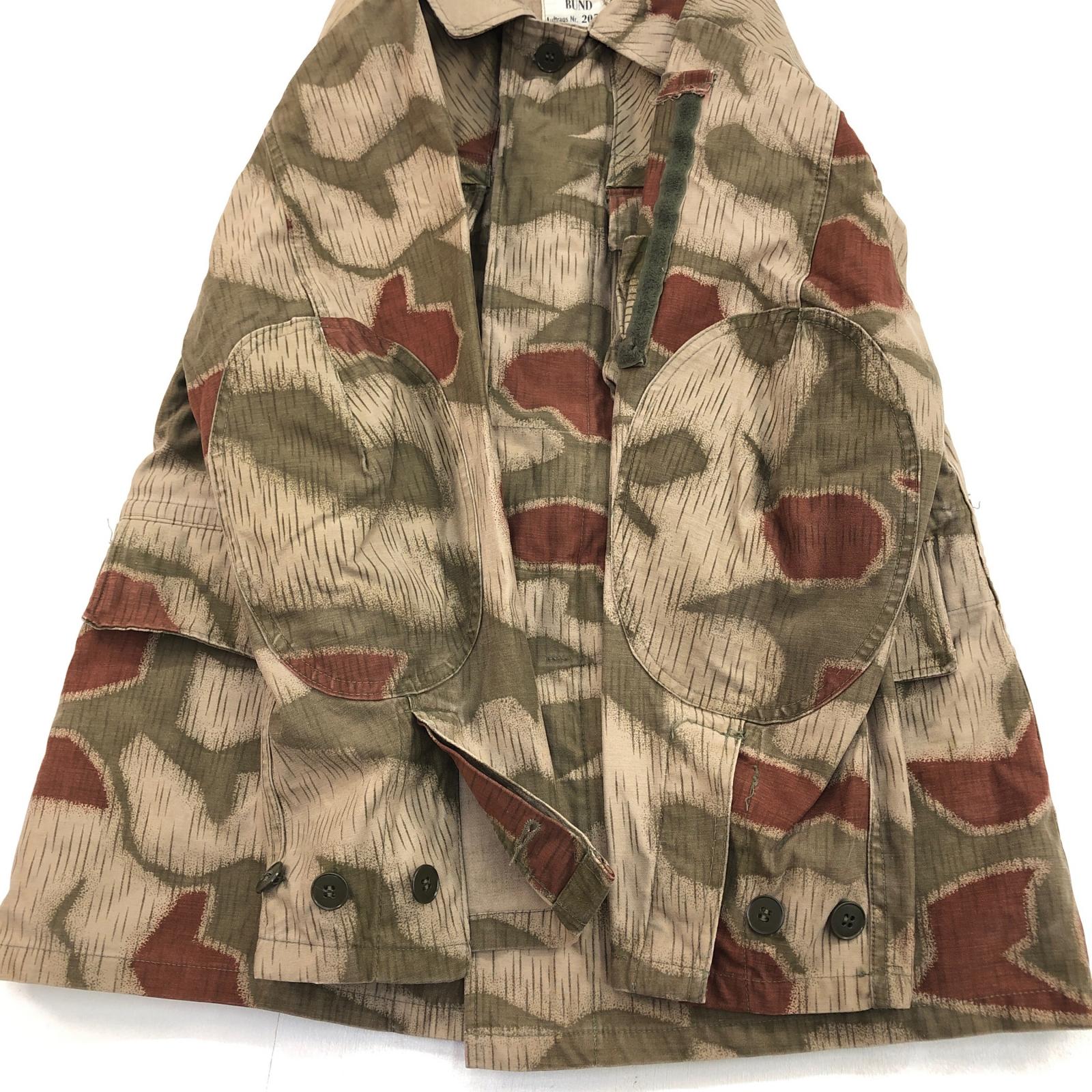 西ドイツ軍1971年 ミリタリージャケット 空挺迷彩野戦 ビンテージ 古着 GERMAN ARMY 西ドイツ軍 70年代あたり SUMPFTARN ウォーターカモ