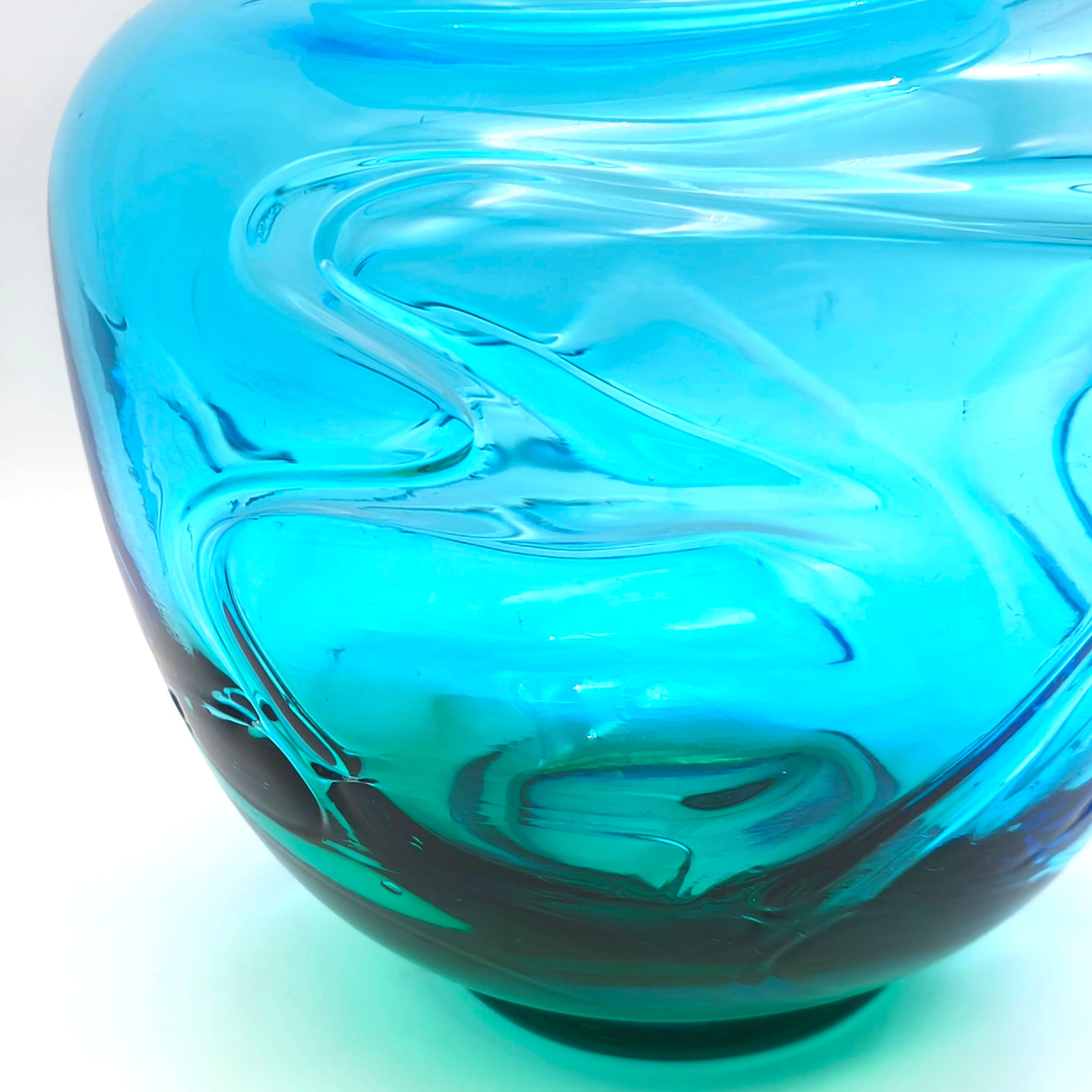 KAMEI GLASS(カメイガラス)・フラワーベース・昭和レトロ
