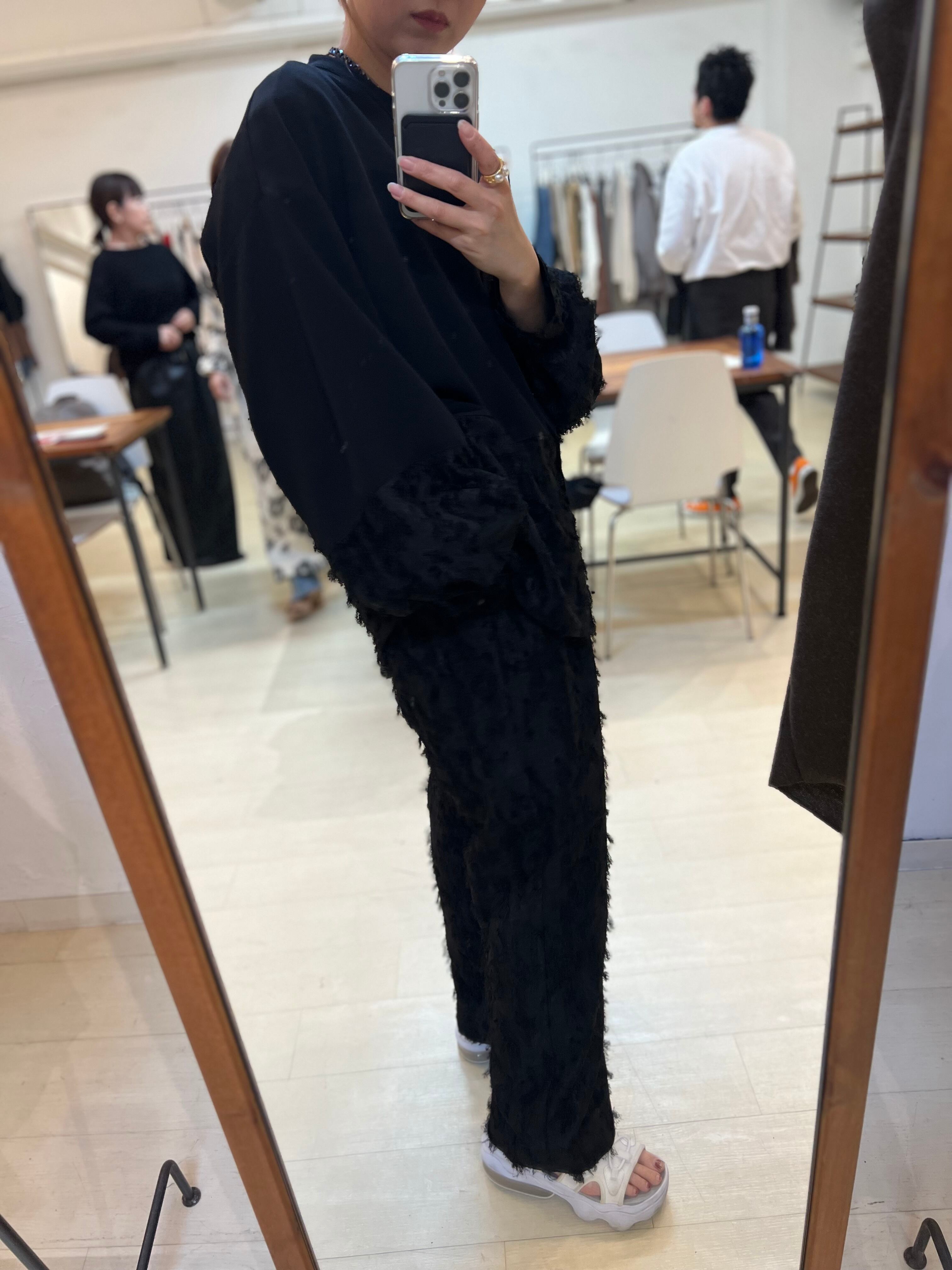 【CHIGNON】カットジャガードパンツ