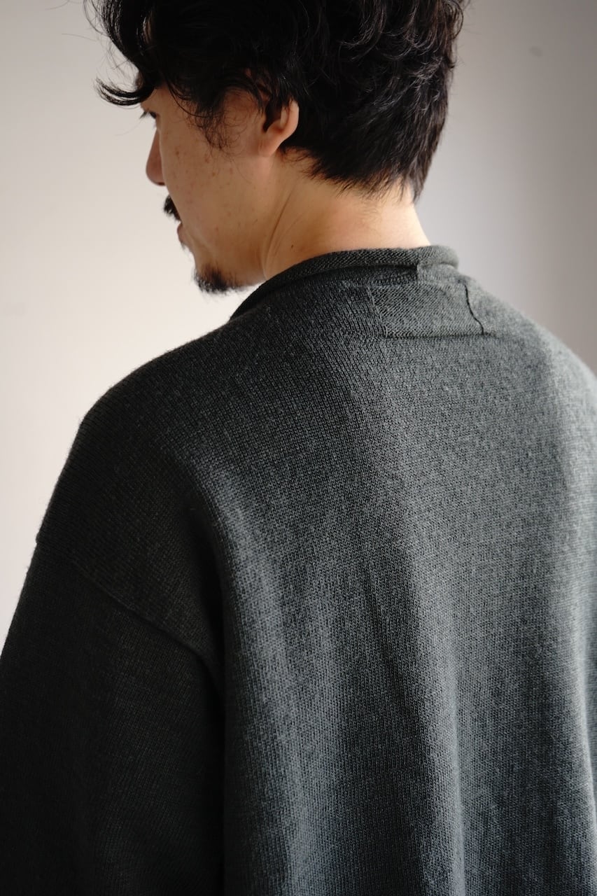 SOLNORD / Buttonless Cardigan(Forest Green) | MING folk equipment