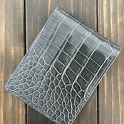 アリゲーター 無双 マネークリップ アッシュ グレー