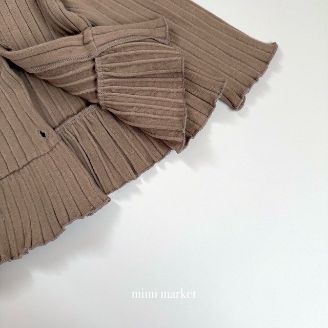 【予約/特典】mimi market / Snow Frill Cardigan