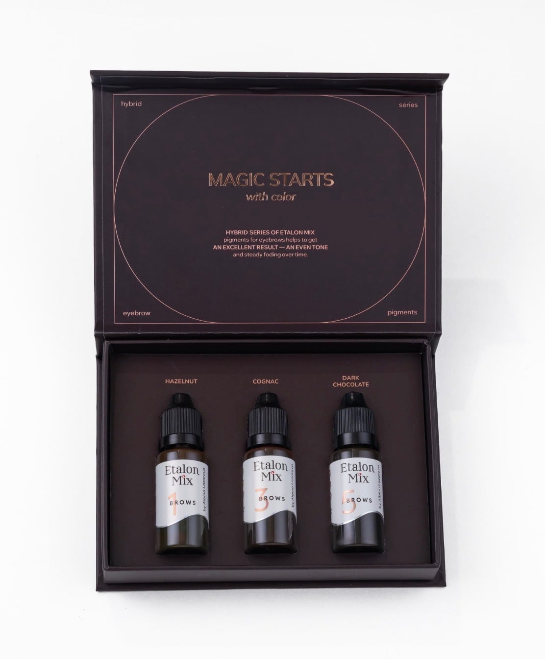 エタロンミックス 眉毛用 ハイブリッド3色セット15ml 1.3.5番 | ProHug