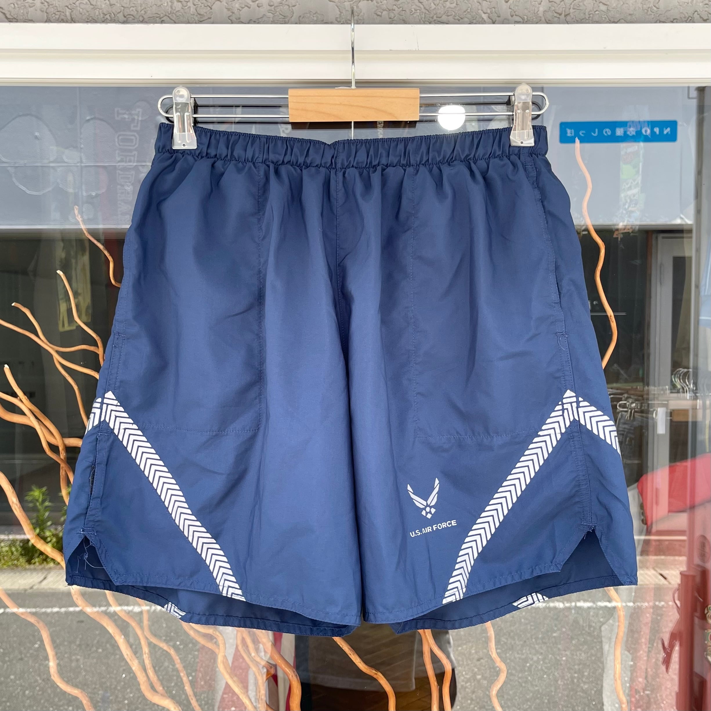 【Sz:M】US AIR FORCE トレーニングショーツ ジムショーツ