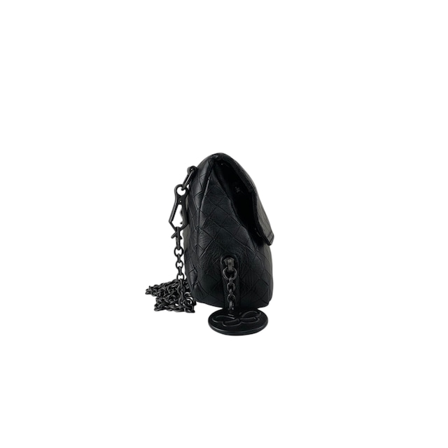 Bottega Veneta ボッテガ・ヴェネタ ショルダーバッグ ブラック レザー イントレチャートチェーン vintage ヴィンテージ オールド kgc2x6