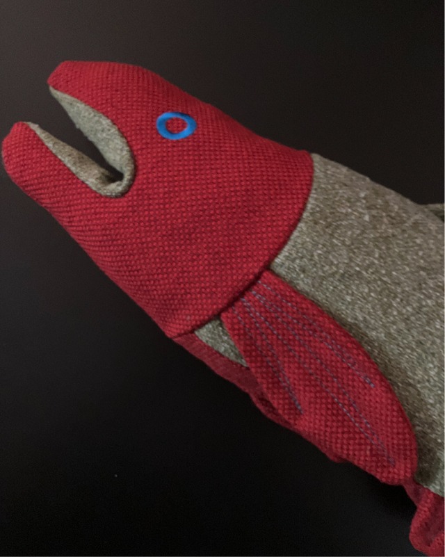 SHAKE plush -  Red×Olive