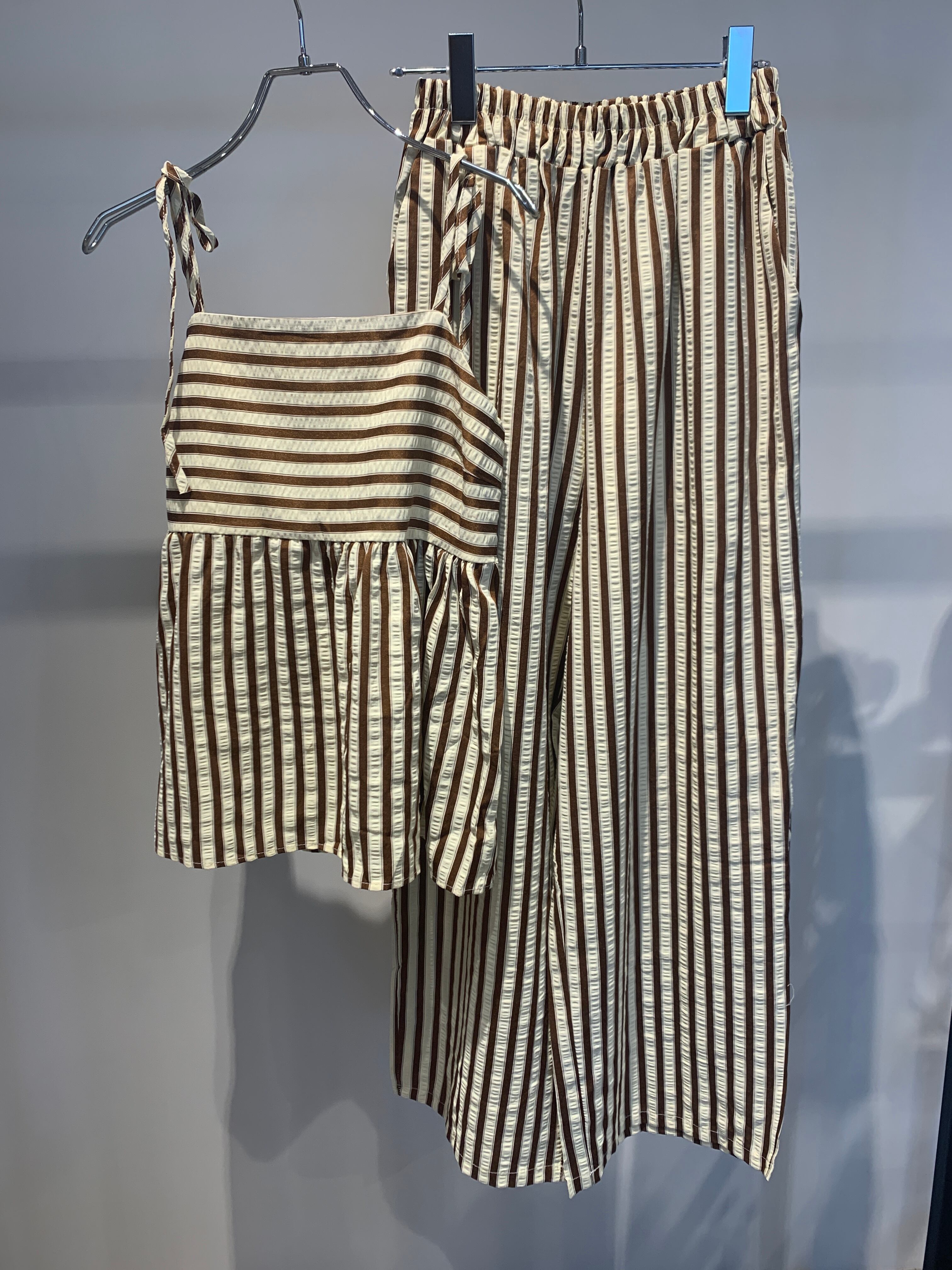 stripe camisol &pants setup