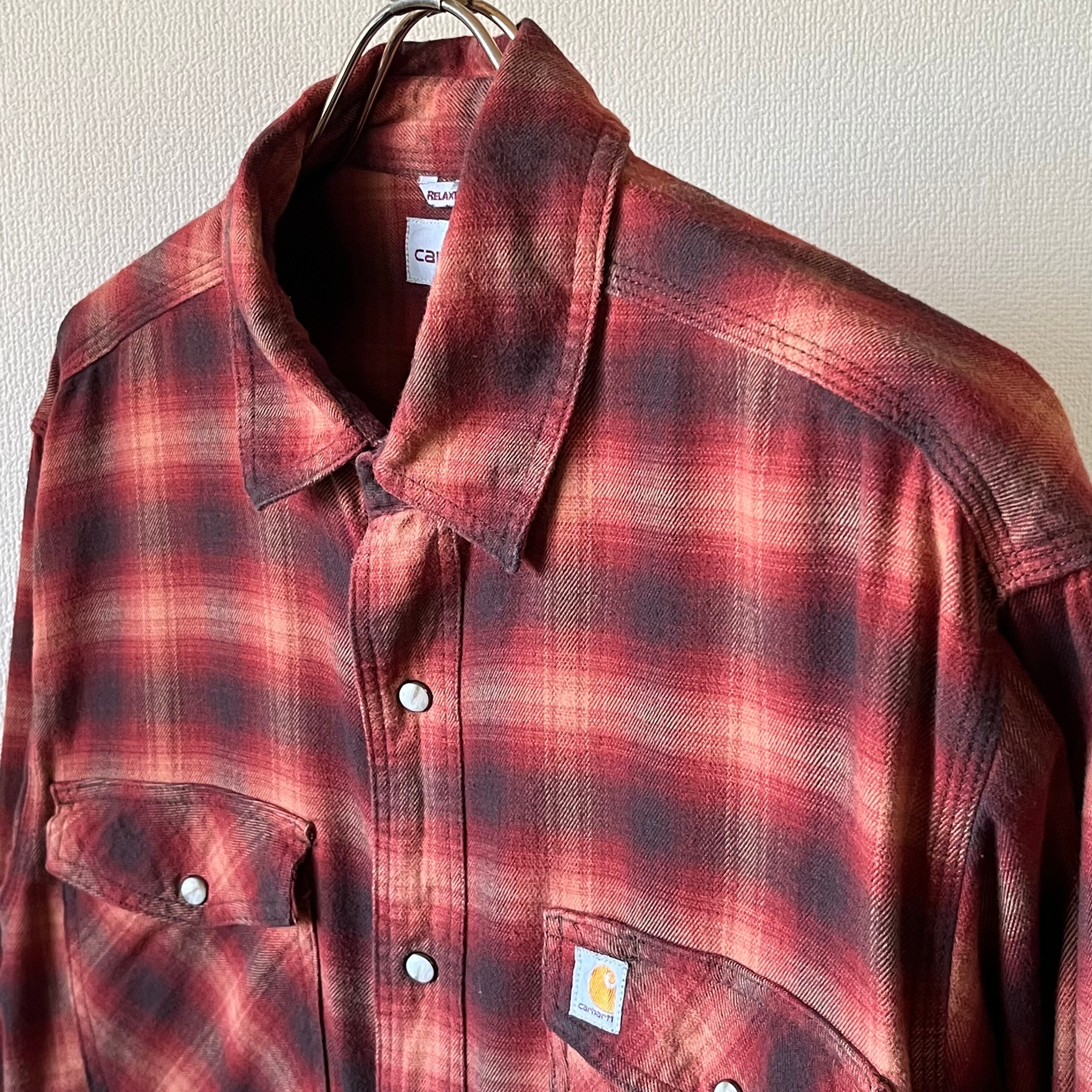 carhartt”カーハート”オンブレ チェック ウエスタンシャツ | Rico clothing