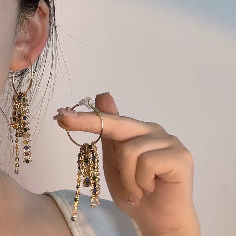 1997オリジナル彩色ビーズピアス 2s