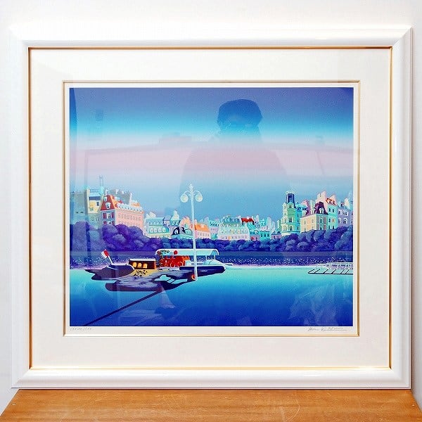 ペトロウィッチ・版画・額入「ラ・セーヌ」・No.170428-24・梱包サイズ