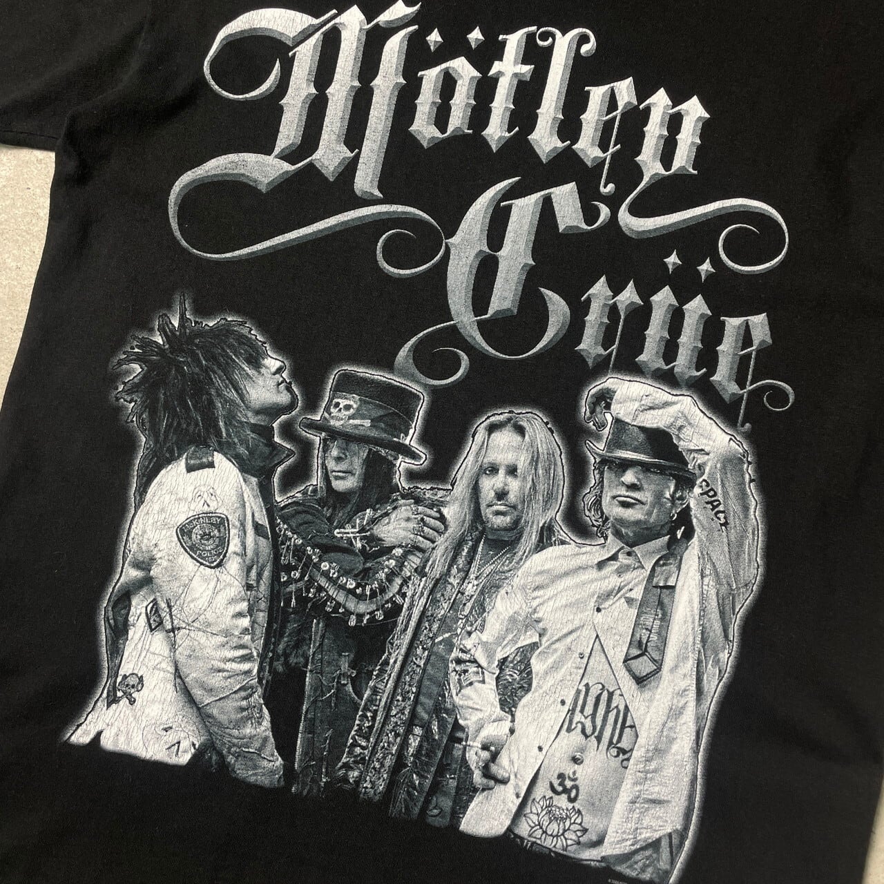 80年代 MOTLEY CRUE モントリ―クルー 両面プリント バンドTシャツ バンT レディースS ヴィンテージ /eaa323047