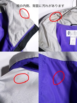 "Colombia" psychedelic coloring anorak parka