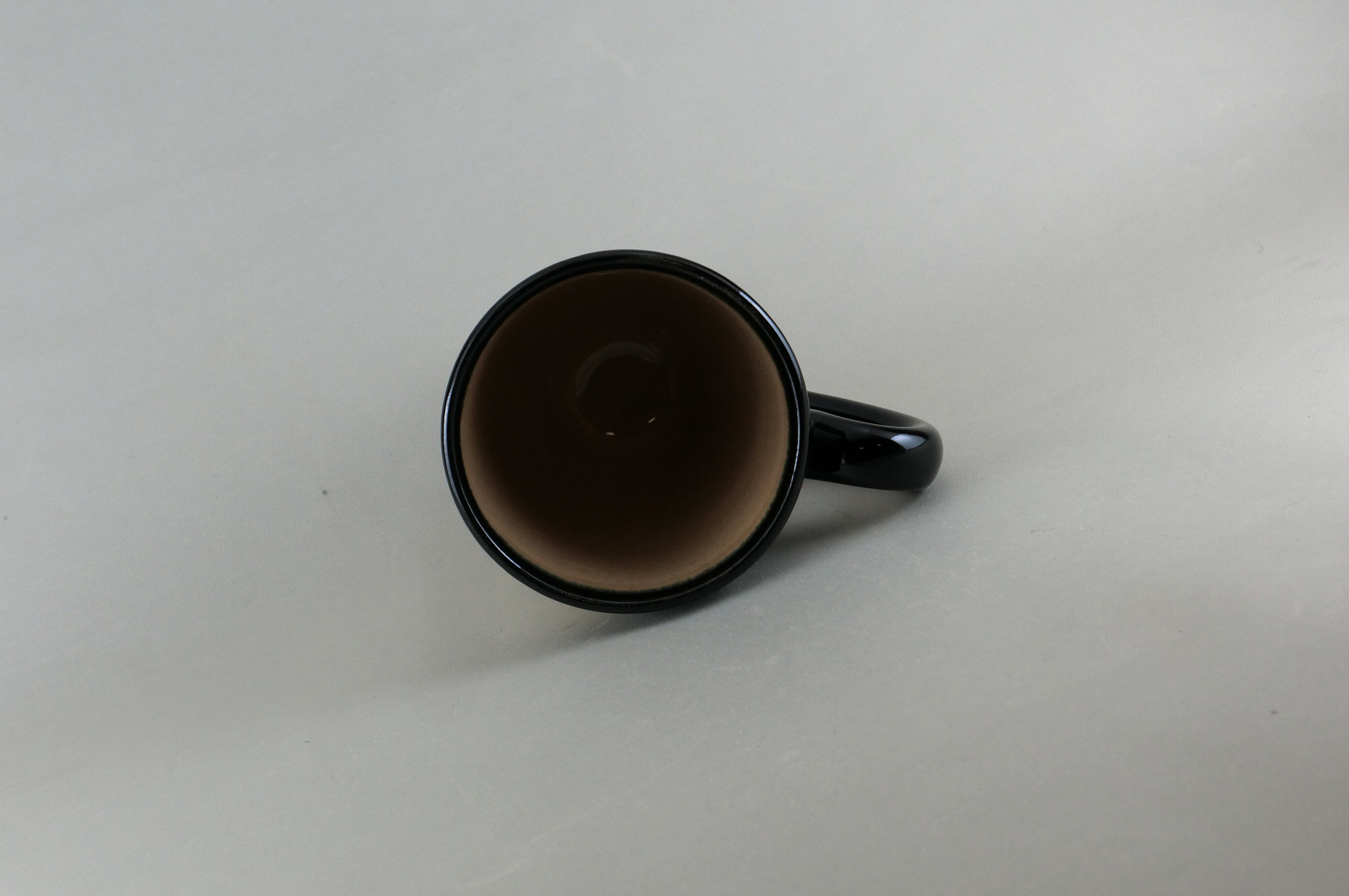 月うさぎマグカップ（黒）