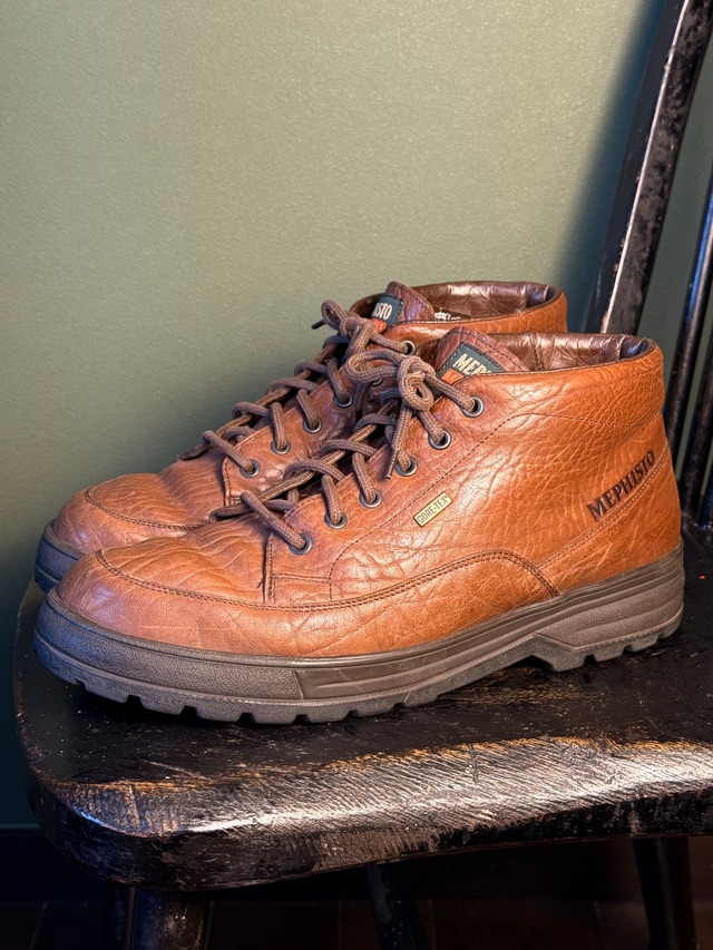 FRANCE製 Mephisto Leather Hiking Gore-Tex Shoes US10 made in France