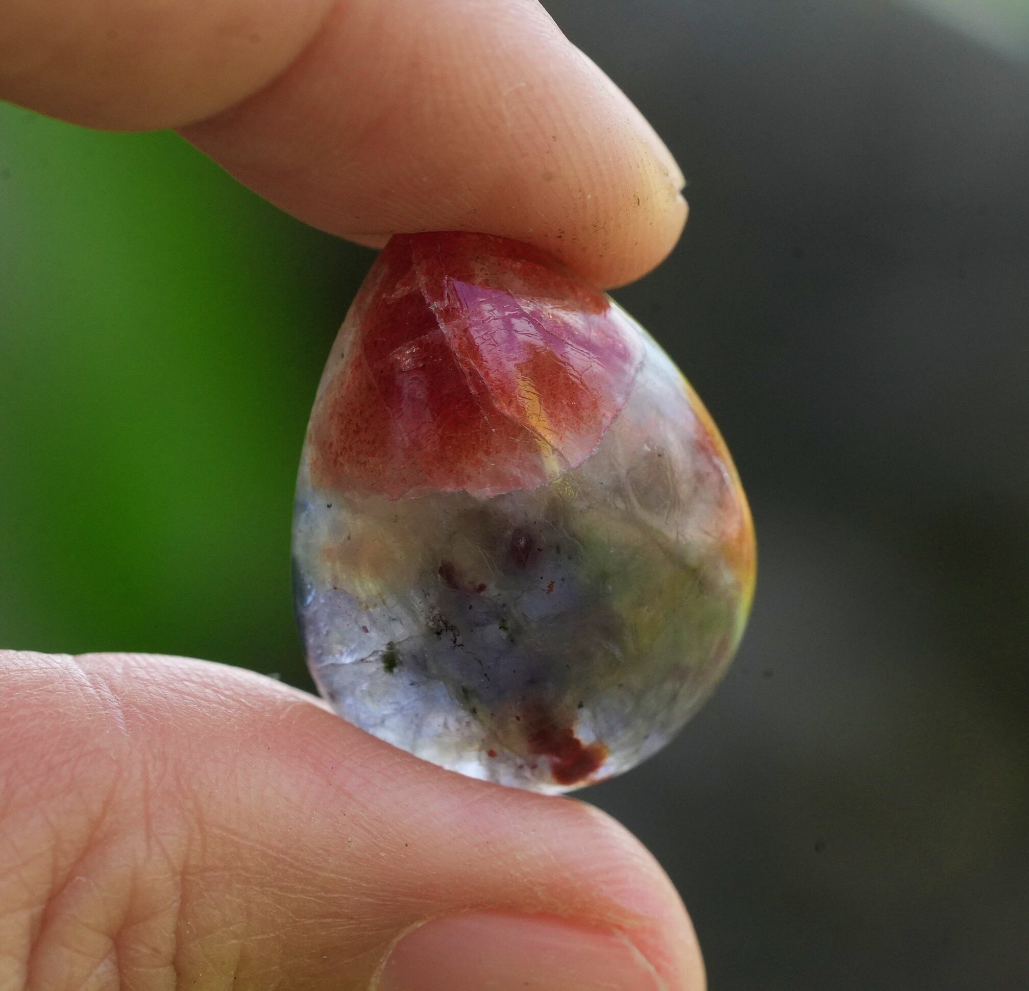 ぷっくりドロップ☆アイオライトサンストーン s1570 | Funky garuda