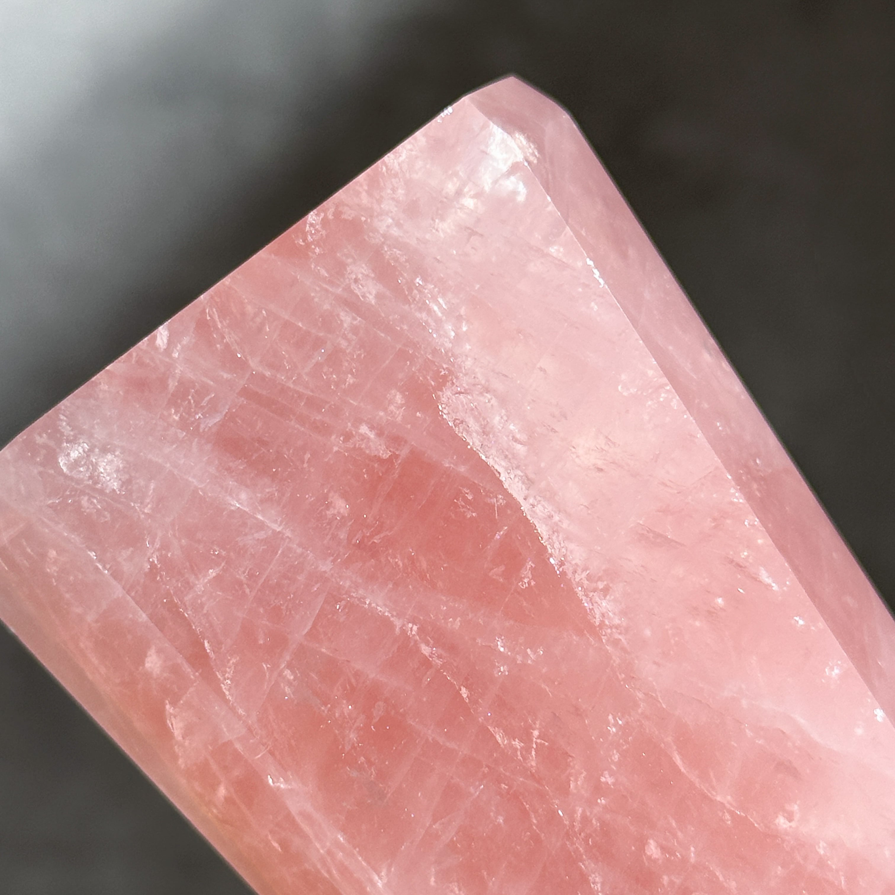 Big【高品質】バイーア産ローズクォーツ タワー14◇ Rose Quartz