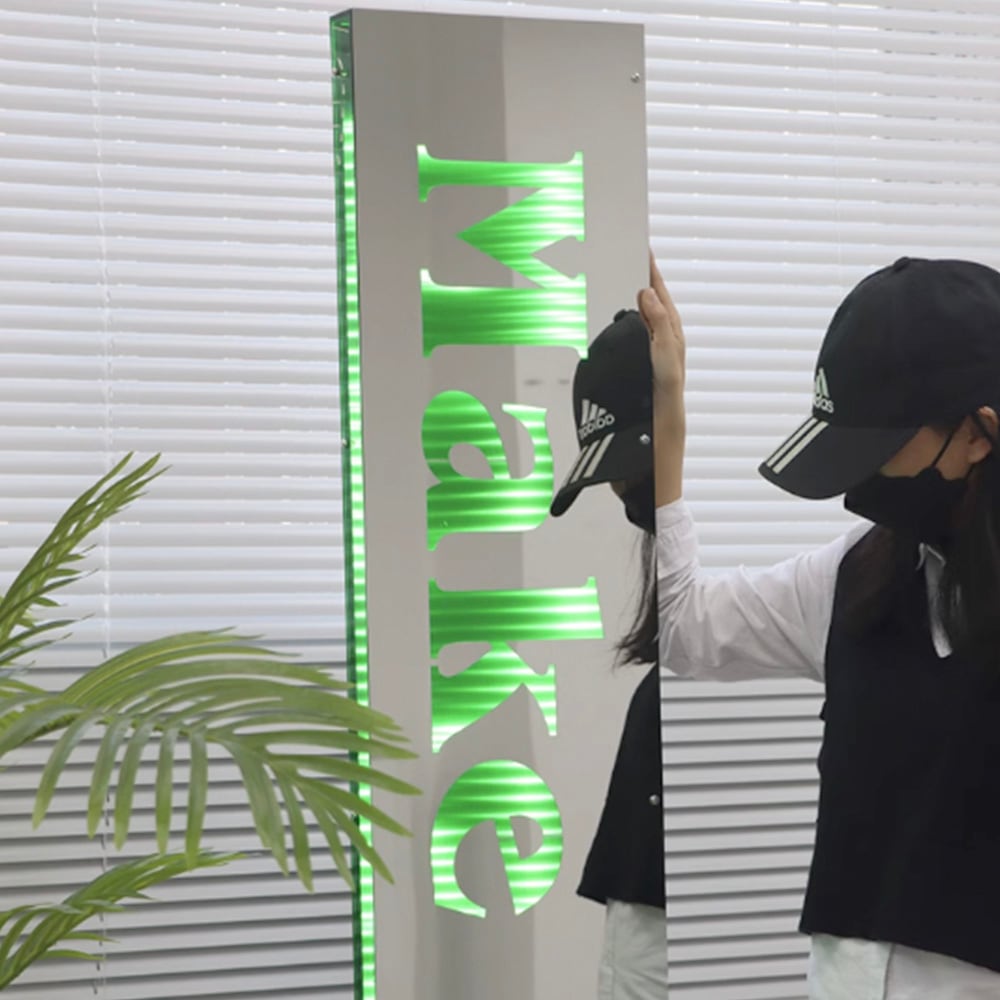 LEDチャンネル文字 正面発光 側面発光 ledsign_034 アクリルミラー