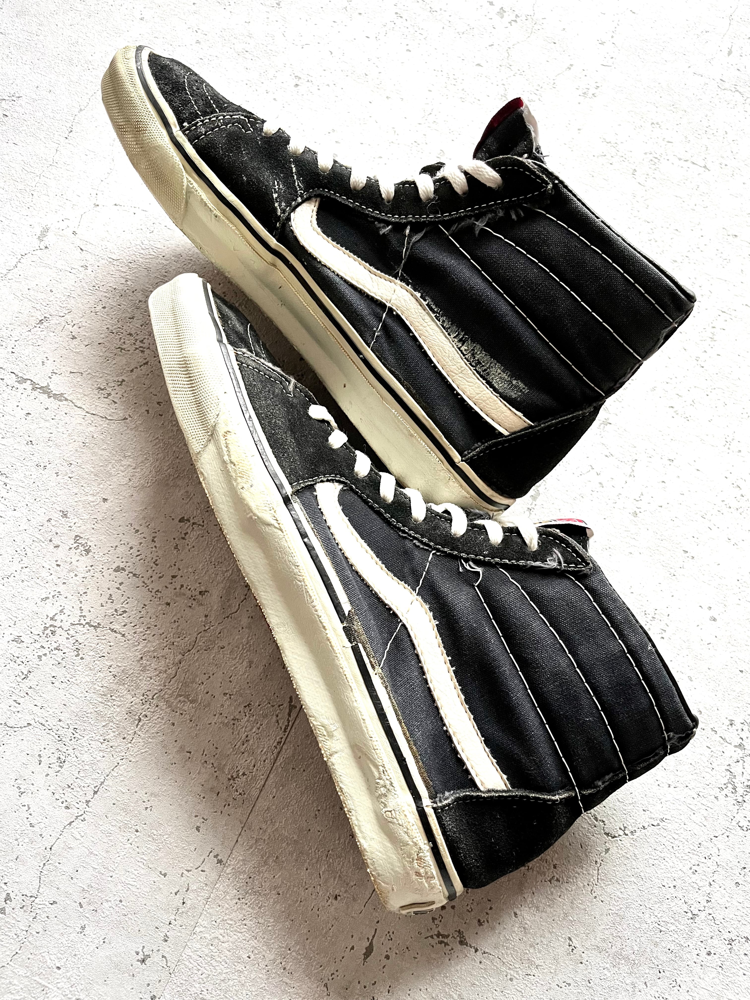 90s USA製 VANS SK-8 HI HI-TOP BLACK OLD VINTAGE アメリカ製 バンズ