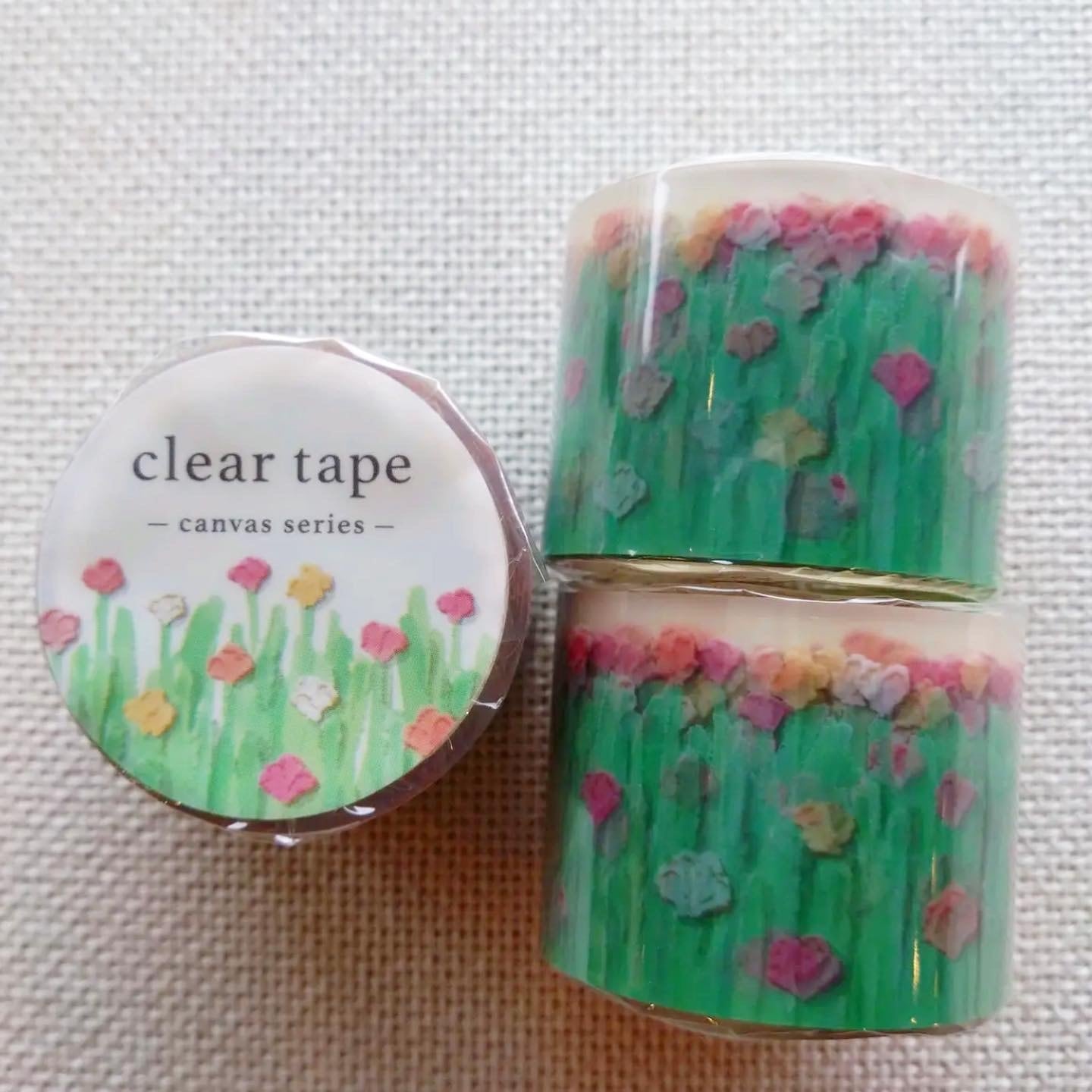 MIND WAVE クリアテープ canvas series 花畑 95214 30mmマステ MW03
