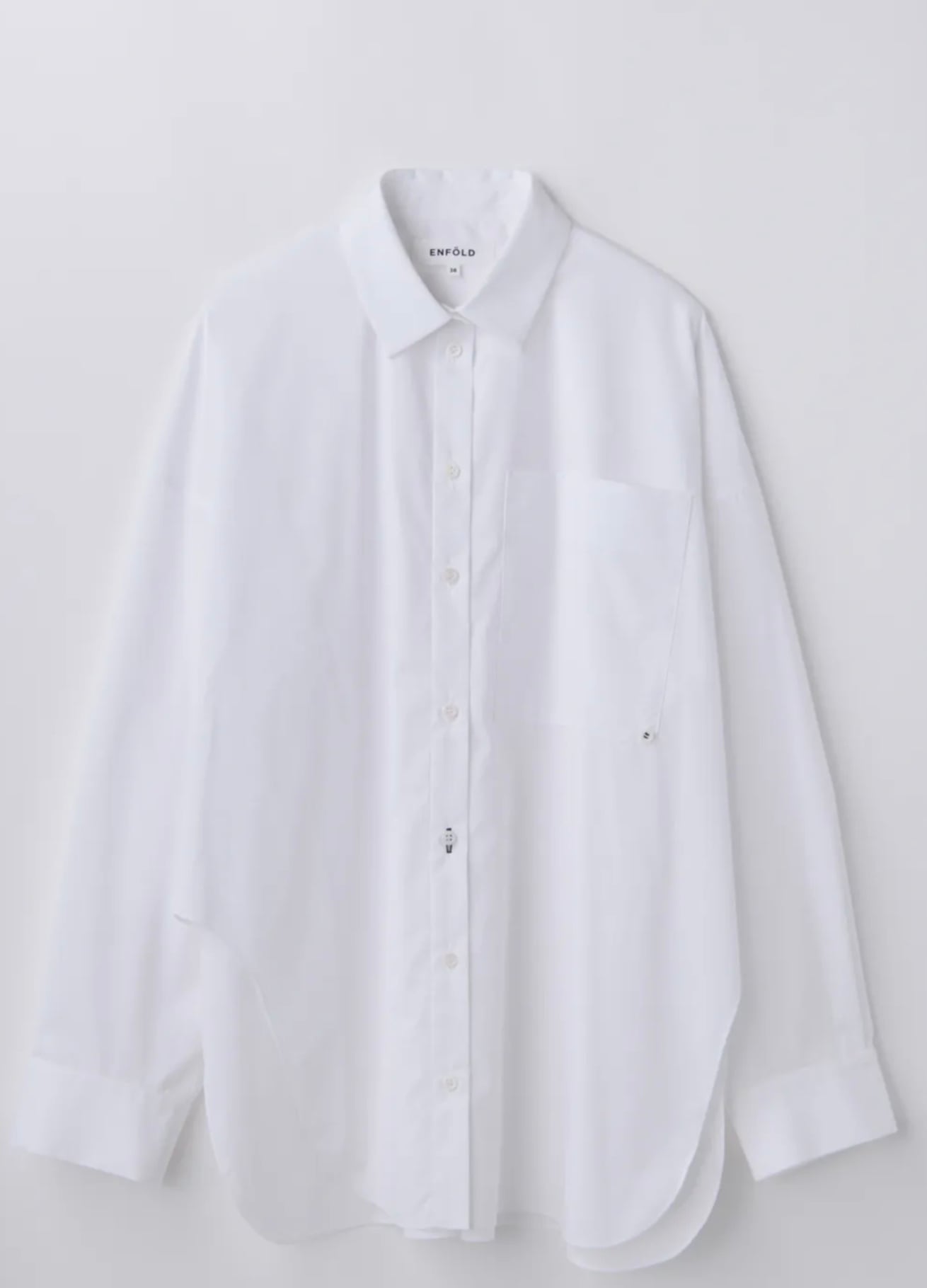 Mame Kurogouchi】Karako Jacquard Open Collar Shirt