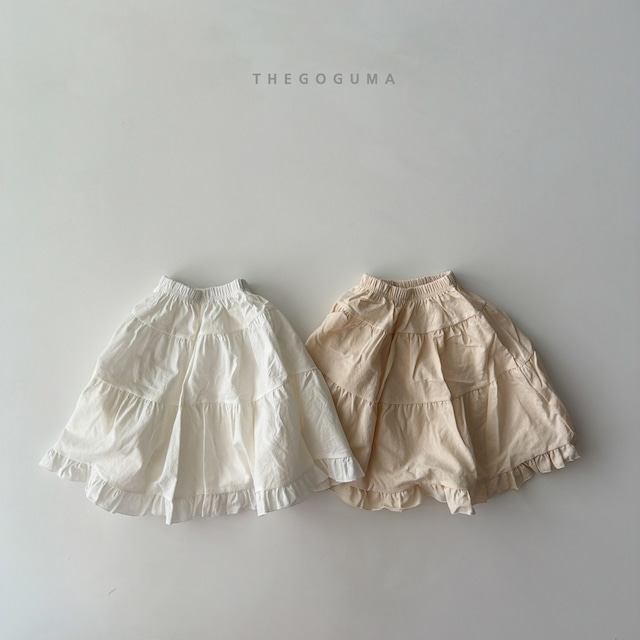 【取寄】the goguma|triple cancan skirt|トリプルカンカンスカート|XS-JL|kids&jr|26 autumn