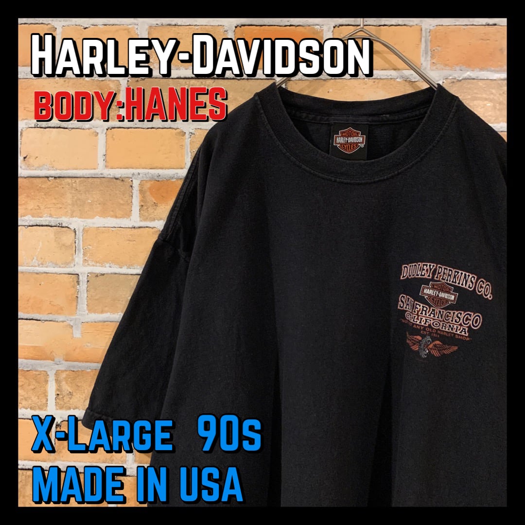 Harley-Davidson】 ハーレーダビッドソン 90s Tシャツ バックプリント ...