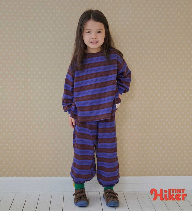 《送料無料》予約:オリバーマルチストライプパンツ【TinyHiker】