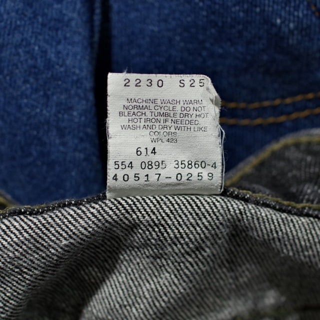 1990s Levi's 517 Black Boots Cut Jeans / Denim Pants リーバイス 