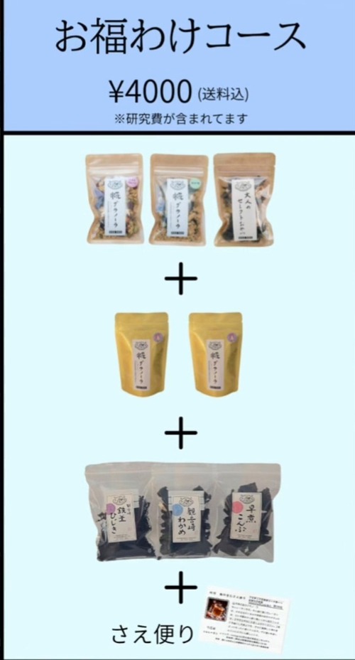 さえチョク グラノーラ定期便お福分けセット【送料込み】