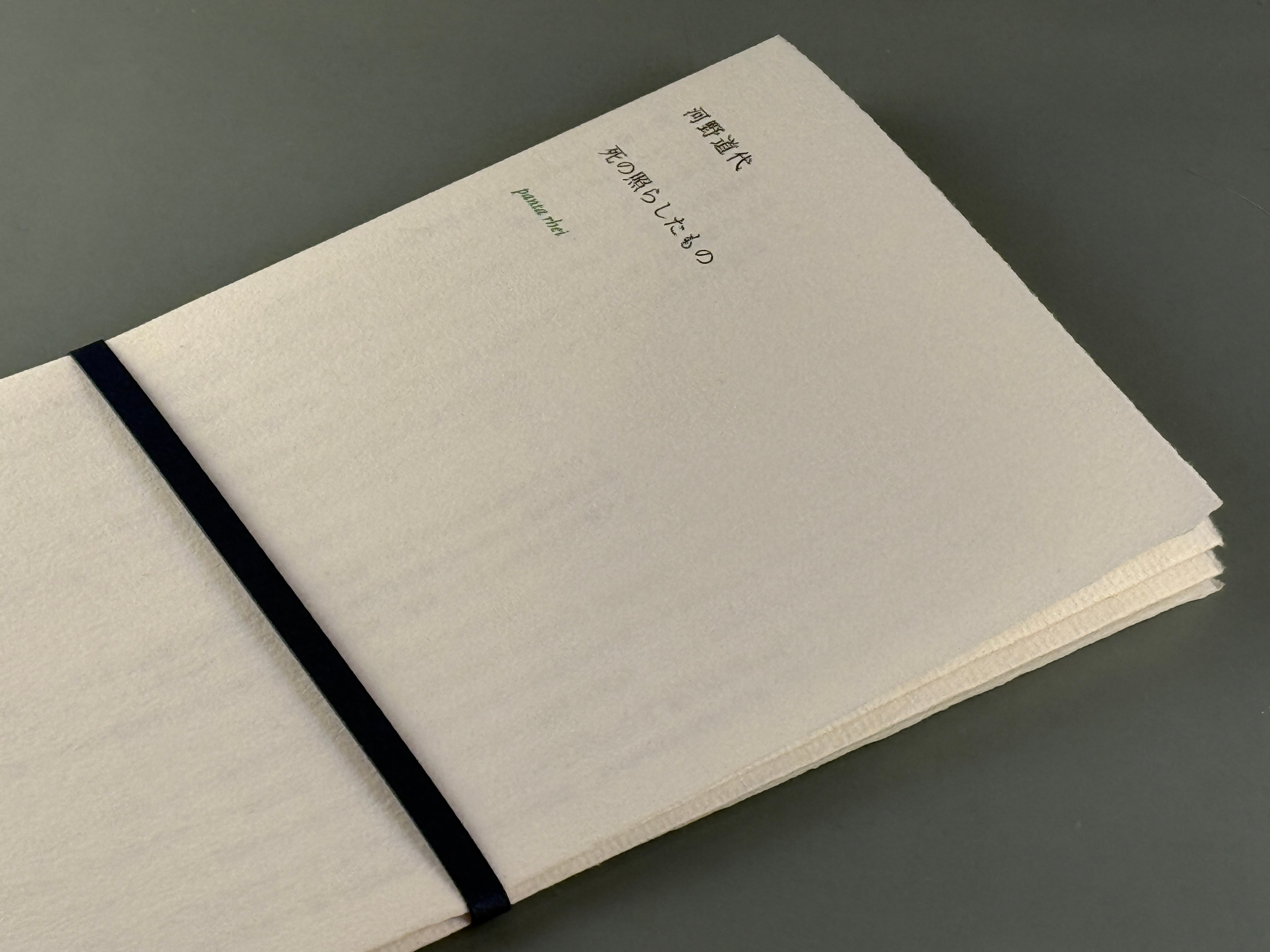 河野道代 詩集『銅版風景』 思惟とあらわれ』 河野道代 | BOOK ARCHIT