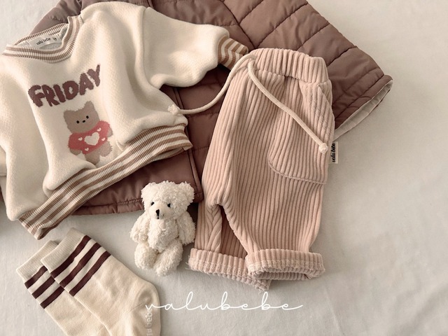 【予約】Kato Rib Pants (Bebe)