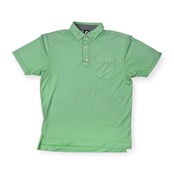 FOOTJOY フットジョイ ゴルフ チェック柄 BD 半袖 ポロシャツ サイズ XL /メンズ/ライムグリーン系