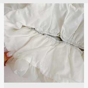 春韓国風チュールTシャツ