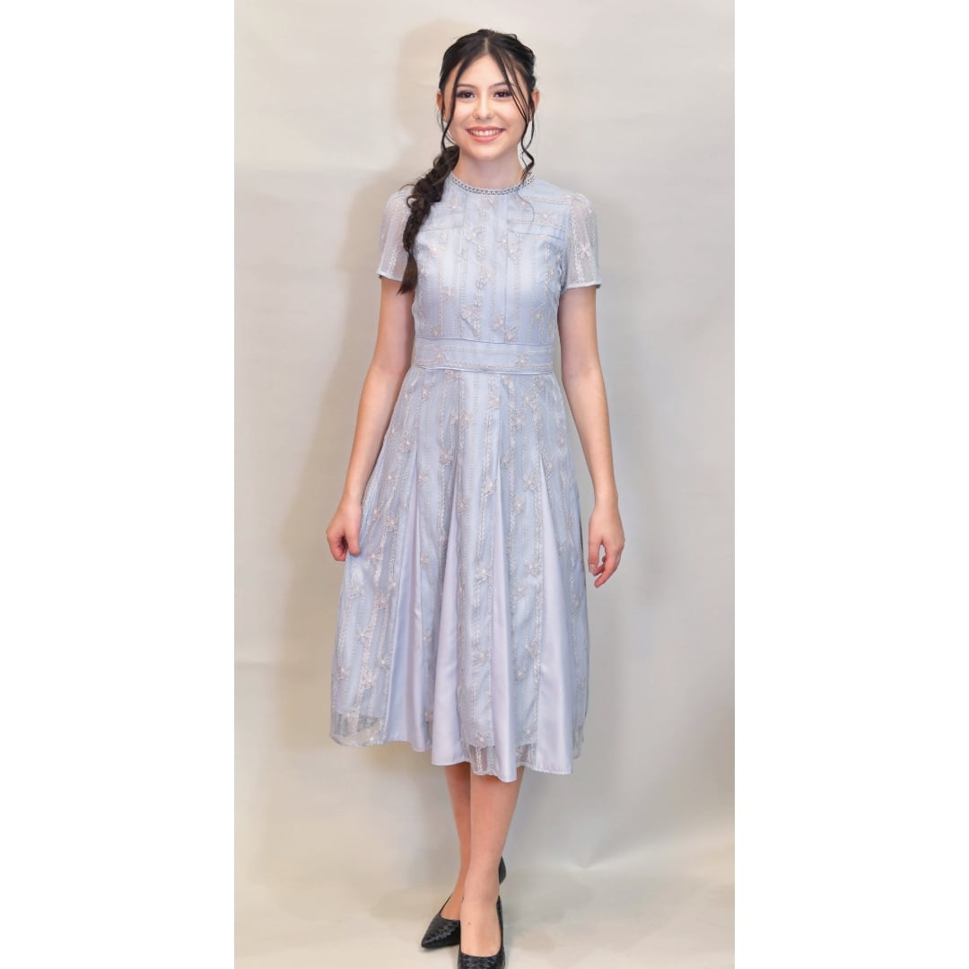 総レース使いフィット&フレアードレス【結婚式お呼ばれ】/浜松ドレスショップ/by6sense in the closet