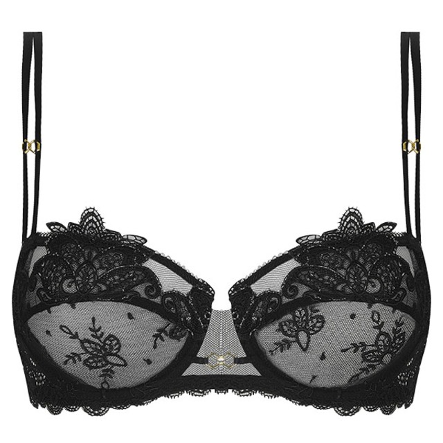 [J75no] パッドなし3/4ブラ(B,C) 品番ACJ3075 【LISE CHARMEL】【リズシャルメル】【インポートランジェリー】