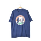 80s NFL シカゴベアーズ ウィリアムペリー ヴィンテージＴシャツ アメフト 紺 冷蔵庫 袖裾シングル サイズXL相当 古着 @BZ0233